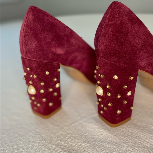 EUC Bettye Fuller brand jeweled platform heels - Picture 8 of 13